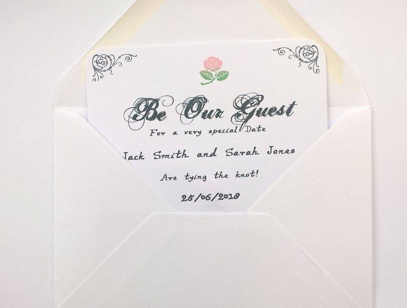 Be Our Guest Save The Dates Disney Wedding Disney Save The Dates Beauty And The Beast Wedding Save The Date Invitations Save The Dates Save The Dates Paper Party Supplies Deshpandefoundationindia Org
