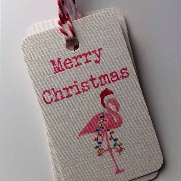 Flamingo Tags, Flamingo Weihnachten Tags, Flamingo Weihnachten, Weihnachtsgeschenkanhänger, Girly Weihnachtsetiketten, Geschenkanhänger, Flamingo, Rosa Weihnachten Geschenkanhänger.