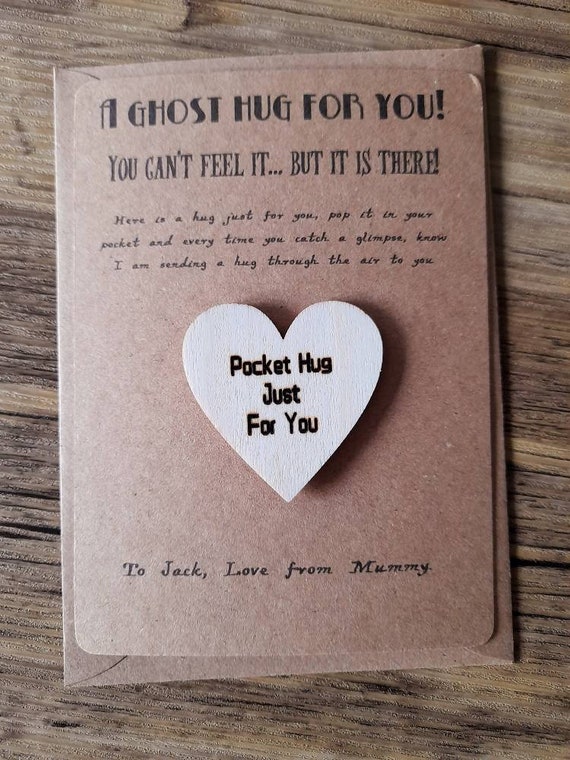 Pocket hug Pocket hug token Friendship gift Hug Token Etsy