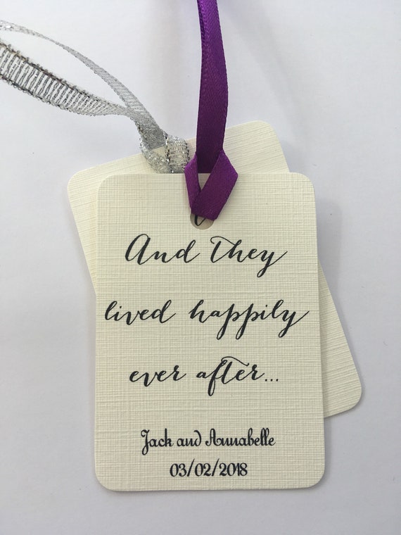 Wedding Favour Tags Wedding Favor Tags Disney Wedding Etsy