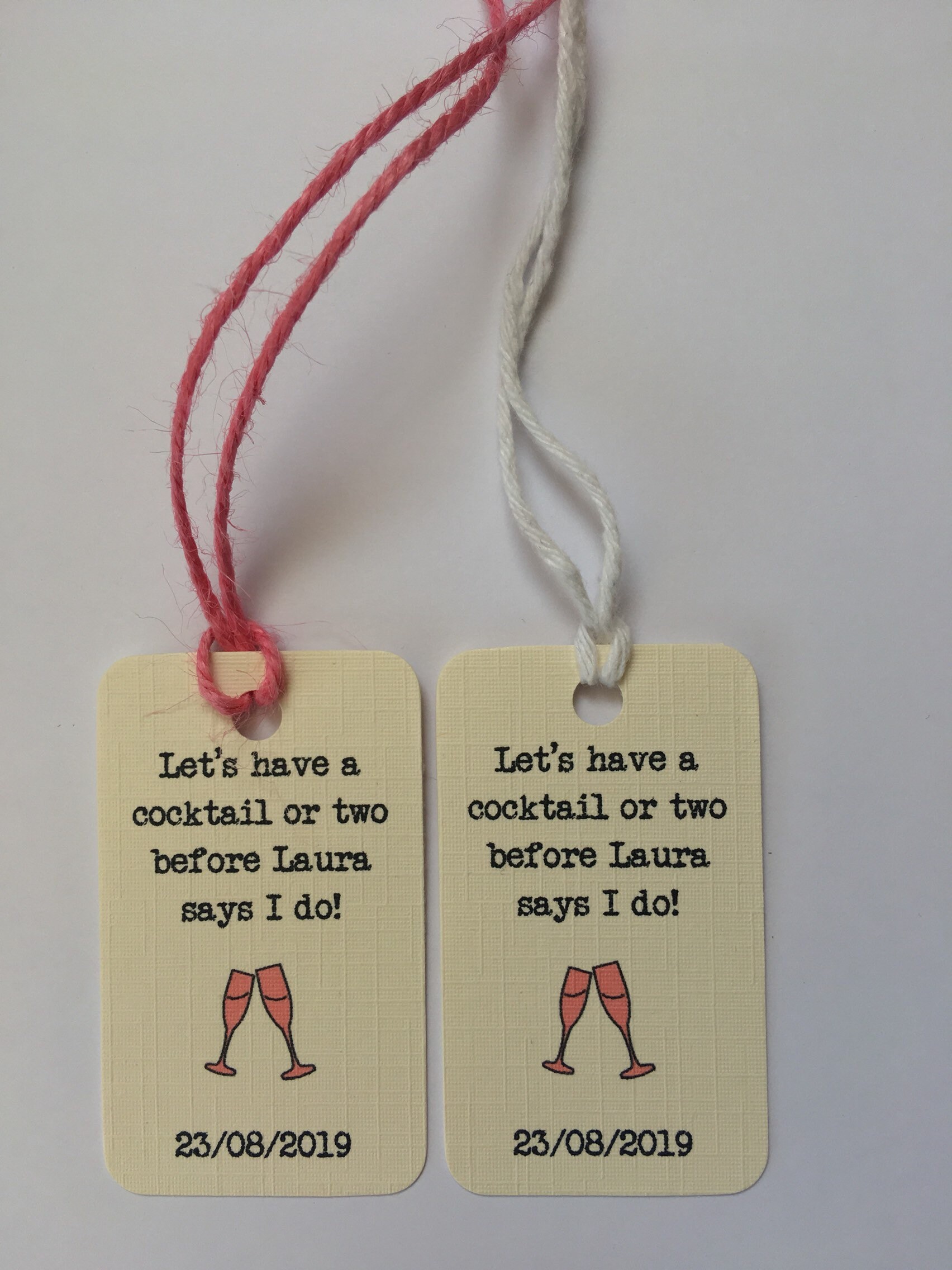 Hen Party Tags Gift Bag Tags Cocktail Drink Tags Hen Etsy