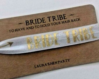 Bride Tribe Hair Tie, Hen Party Favor