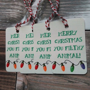Funny Christmas Gift Tags Rude Christmas Gift Tags Filthy - Etsy UK