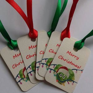 Christmas tags, funny Christmas tags, Brussel sprout tags, Christmas Brussel sprout, humorous Christmas tags, present labels, gift tags. image 1