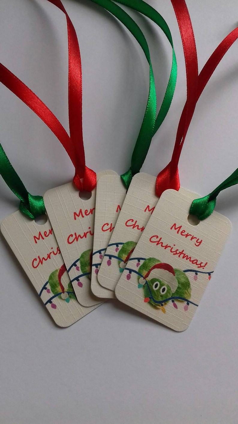 Christmas tags, funny Christmas tags, Brussel sprout tags, Christmas Brussel sprout, humorous Christmas tags, present labels, gift tags. image 1