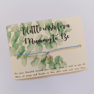 From the bump, mothers day gift, from baby, mother to be gift, from bump gift, wish bracelet, for mummy to be, baby shower gift, baby shower