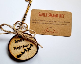 Santa's magic key, Santa's key, Christmas eve box, Christmas eve present, Christmas, for the kids.