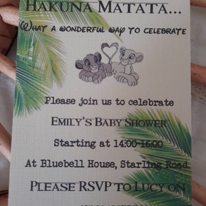 Lion king baby shower, jungle baby shower, safari baby shower, lion King, baby shower, invitation, baby shower invites.