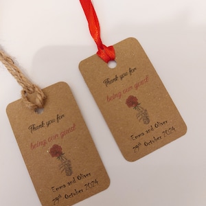 Halloween wedding tags, gothic wedding, goth wedding, be our guest, alternative wedding, skeleton, Halloween, vintage tags
