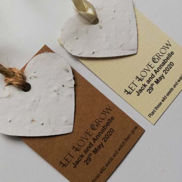 flower seed wedding favors, let love grow, seed favours, wedding favor, vegan wedding, flower seed favor, flower favours, eco wedding.