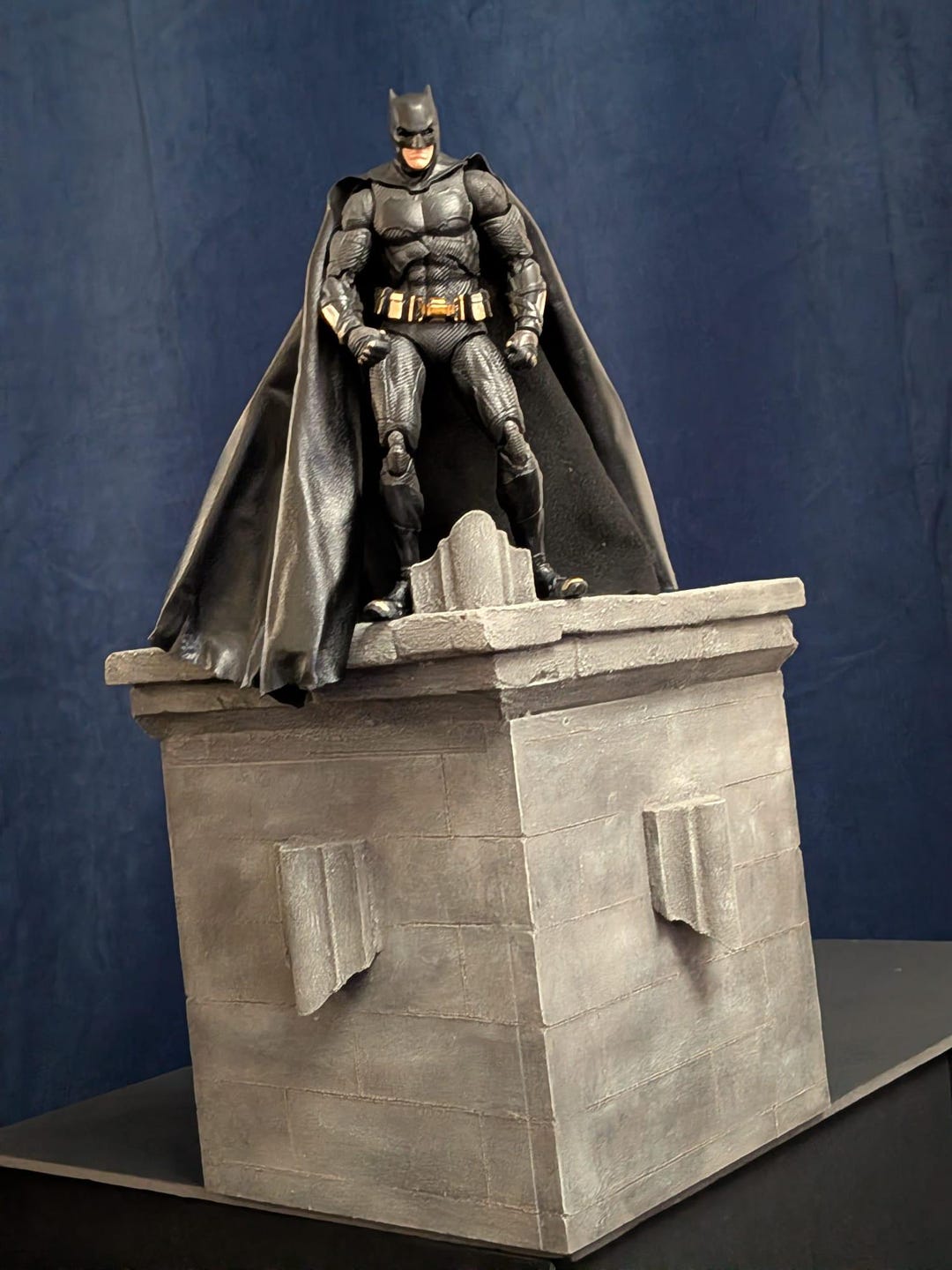 Handmade, Hand-painted Custom Building Rooftop Diorama Figure Display ...
