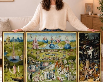 Hieronymus Bosch "Garden of Earthly Delights" Canvas Print