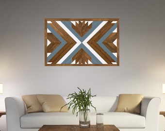 Items Similar To 7 Geometric Wood Round Wood Wall Decor