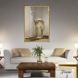 John Singer Sargent Print: Fumée d&#39;ambre gris Canvas Art