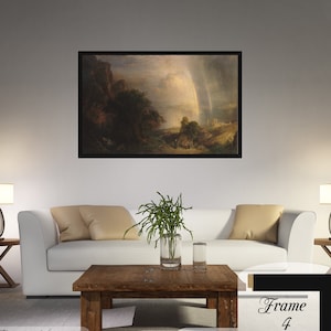 Frederic Edwin Church &#39;Aegean Sea&#39; Canvas Print: Framed Art Available
