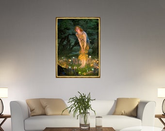 Edward Robert Hughes, Midsummer Eve, Edward Hughes Print, Hughes Midsummer Eve, Midsummer Eve Print