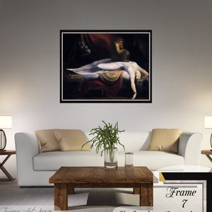 Fuseli The Nightmare Canvas Print: Framed or Unframed