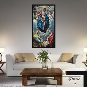 El Greco Madonna and Child Canvas Print: Renaissance Art Reproduction