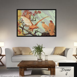Maurice Pillard Verneuil, Águilas de El animal en la decoración, Verneuil Print