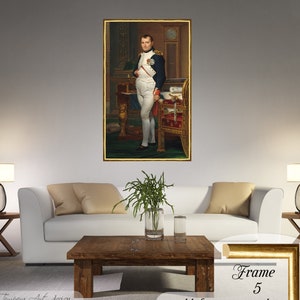 Jacques-Louis David, The Emperor Napoleon in His Study at the Tuileries, Napoleon Print