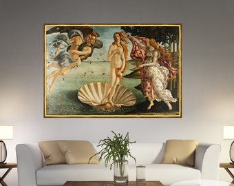 Sandro Botticelli, La Naissance de Vénus, Botticelli Print, Naissance de Vénus Peinture, Botticelli Venus, Naissance de Vénus Print