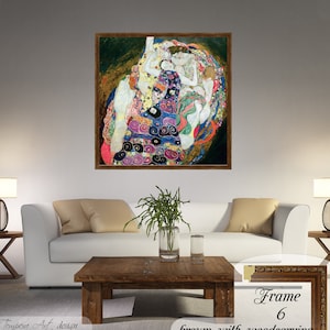 Gustav Klimt The Virgin Canvas Print: Framed or Unframed
