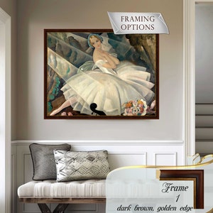 Gerda Wegener &quot;The Ballerina Ulla Poulsen&quot; Canvas Print - Framed Option
