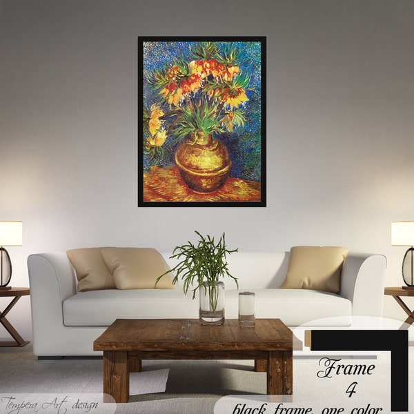 van Gogh, Imperial Fritillaries in a Copper Vase, van Gogh Print