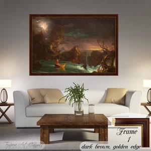 Thomas Cole &quot;Voyage of Life: Manhood&quot; Canvas Print