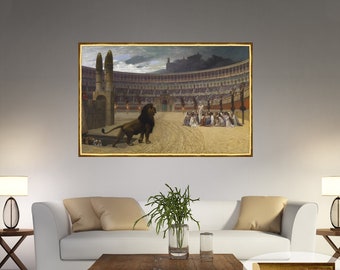 Jean-Lеon Gеrоme, The Christian Martyrs' Last Prayer, Jean Gеrоme Print