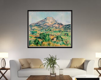 Mont Sainte-Victoire, Paul Cézanne, Cézanne Impression sur toile