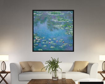 Water Lilies, Claude Monet Print, Water Lily Painting