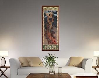 アルフォンス・ミュシャ アール・ヌーヴォー版画：四つの星シリーズ