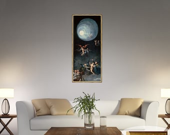 Hieronymus Bosch Canvas Print: Ascent of the Blessed Reproduction
