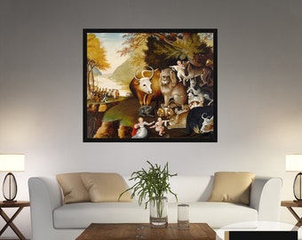 Peaceable Kingdom, Hicks print, Edward Hicks Kingdom