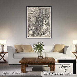 Albrecht Durer Melencolia I Print: Canvas Reproduction, Framed Option