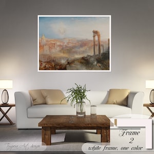 Joseph Malford William Turner, Modernes Rom – Campo Vaccino, JMW Turner Druck