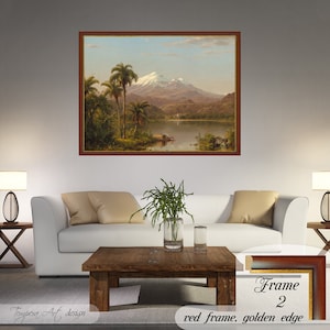 Frederic Edwin Church, Tamaca Palms, Frederic Edwin Print, Frederic Tamaca Palm