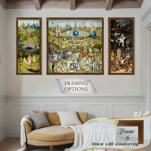 Garten der Lüste, Hieronymus Bosch, Bosch Kunstdruck, Der Garten Bosch, Bosch Leinwanddruck