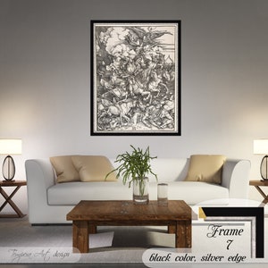 The Four Horsemen from &quot;The Apocalypse&quot; Durer canvas print, Albrecht Dürer reproduction