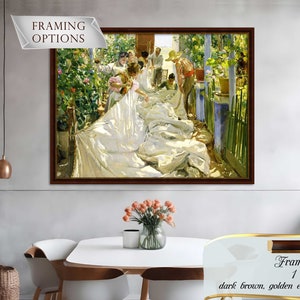 Joaquin Sorolla y Befestigung, Das Segel nähen, Sorolla y Befestigung Leinwand, Joaquin Sorolla Kunst, Joaquín Sorolla Malerei