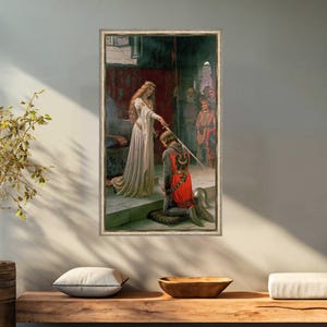 The Accolade by Edmund Blair Leighton canvas print reproduction