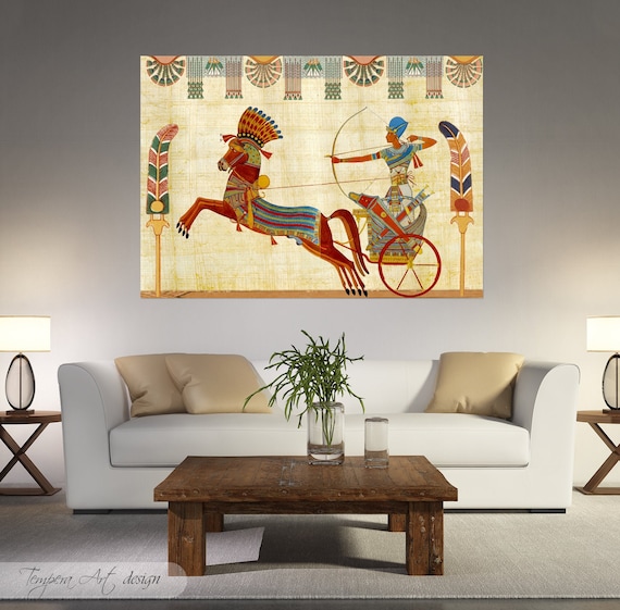 Egypt Canvas Print Egyptian Home Decor Egyptian Art Print Egypt Wall Art Egypt Art Ancient Egyptian Art