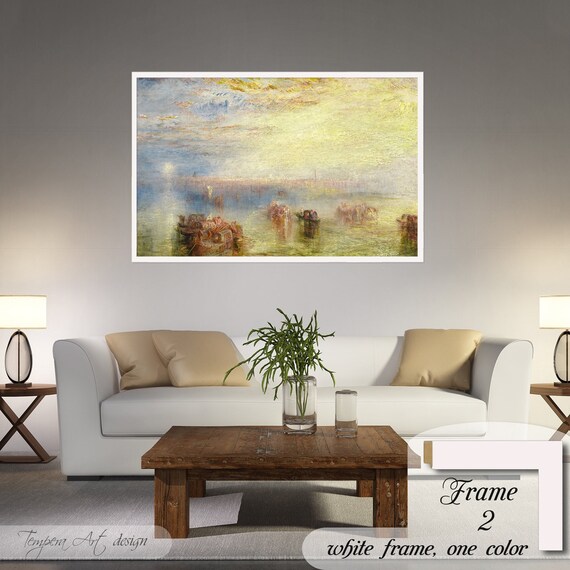 ターナー ヴェニス 額入りプリント