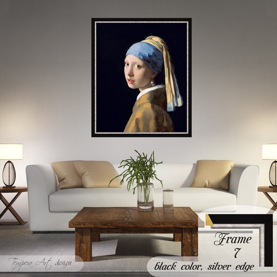 Johannes Vermeer Girl With a Pearl Earring Vermeer Print - Etsy