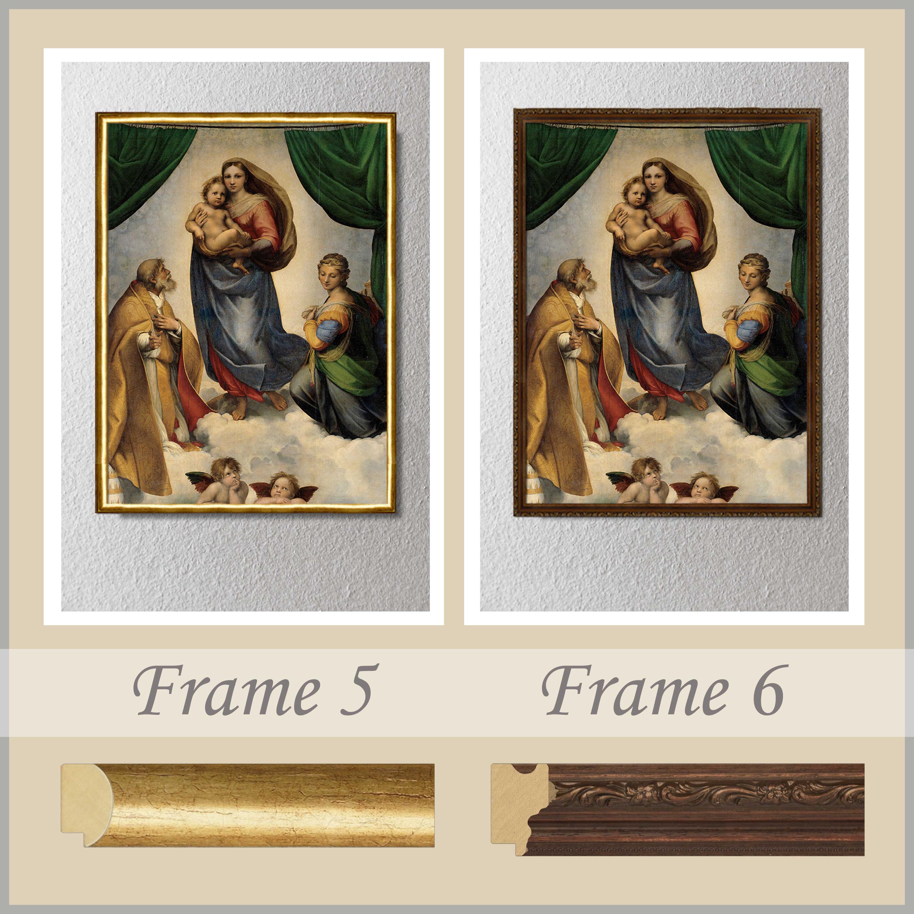 The Sistine Madonna by Raphael Sanzio Reproduction Print on Canvas