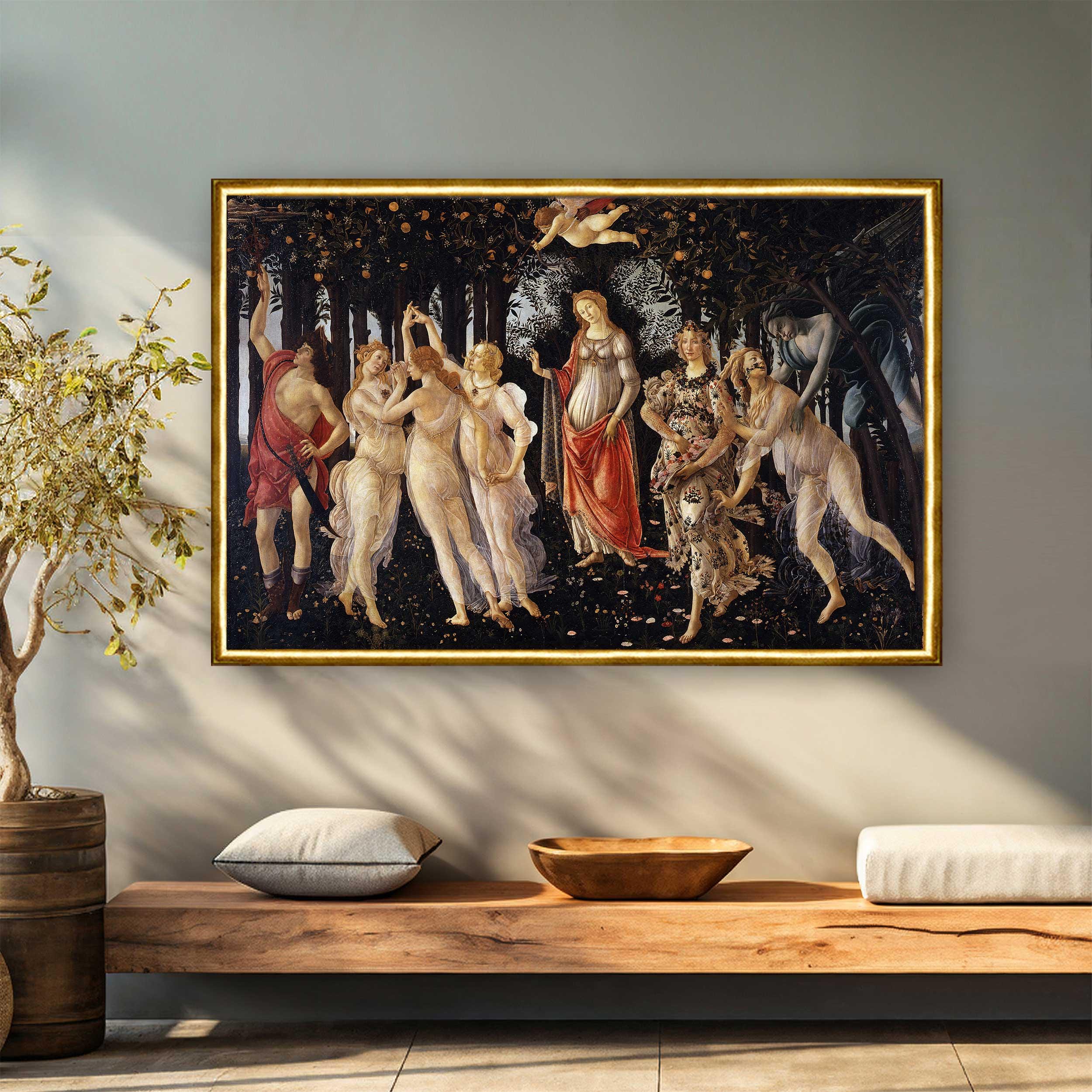 イタリアで購入 プリマベーラ ボッティチェリ アートフレーム