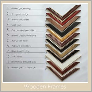 wooden framing options