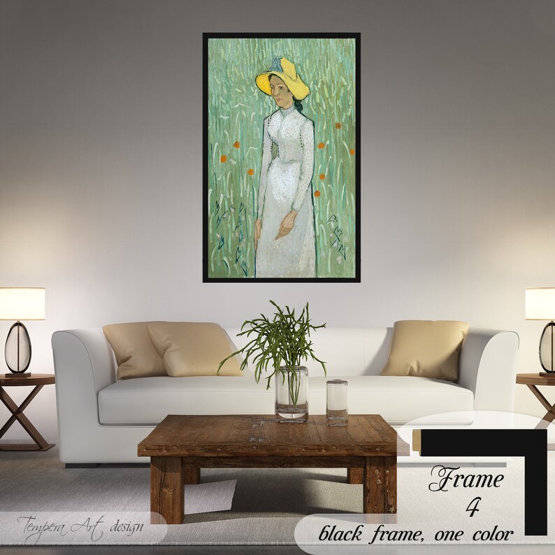 Vincent Van Gogh Girl in White Van Gogh Print Etsy