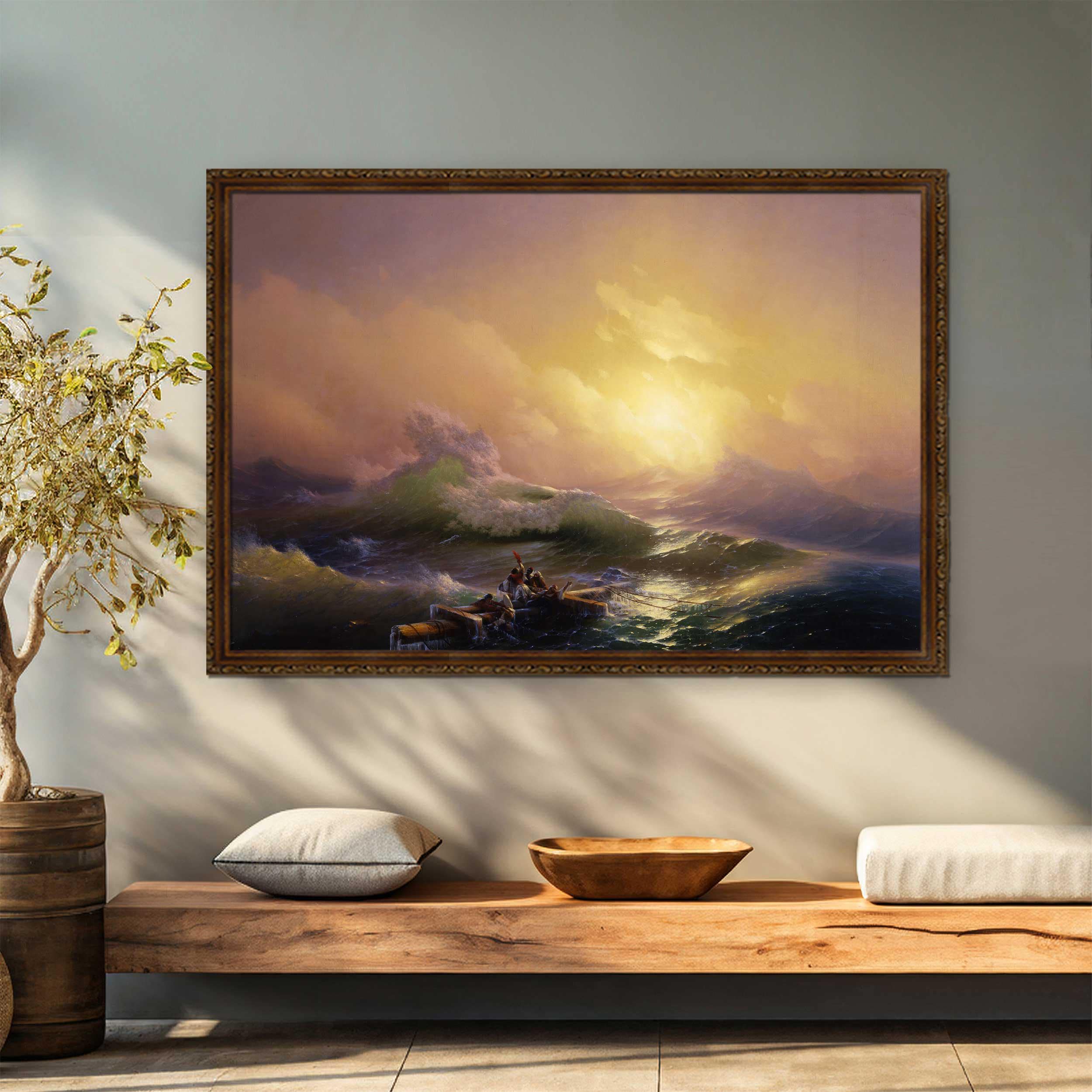 The Ninth Wave Art Print of Painting by Ivan Aivazovsky - Etsy